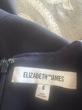 Elizabeth and James Navy Sheath Dress